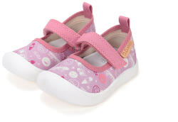 D.D.Step Pantofi sport, semideschisi, fete, velcro, mov, 22-27 model violet deschis (14BF9A)