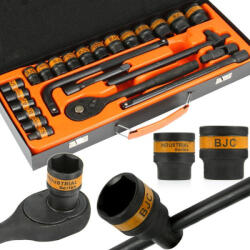 MAR-POL Dugókulcs készlet 1/2" 10-32mm 24db-os 6 szög BJC (M58231)