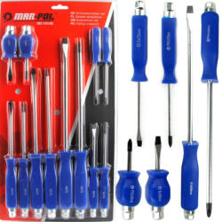 MAR-POL Üthető csavarhúzó készlet 12db-os (M61004B)