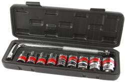 MAR-POL Dugókulcs klt. 1/2", 10 db-os 10-24 mm (M58200)