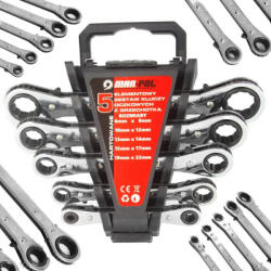 MAR-POL Racsnis csillag kulcs klt. 5 db-os 6-22 mm (M58600)