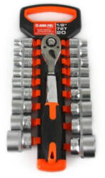 MAR-POL Dugókulcs klt. 1/2", 20 db-os 8-32 mm *A (M58205) (M58205)