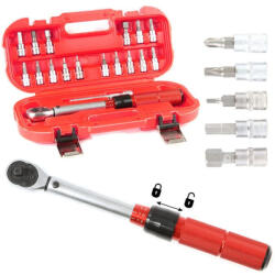 MAR-POL Nyomatékkulcs klt 1/4" 5-24Nm (M53578)