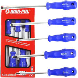 MAR-POL Csavarhúzó klt. 5 db-os MARPOL (M61000)