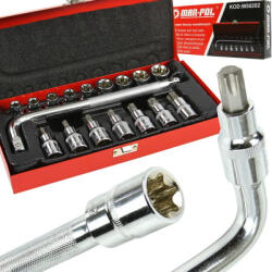 MAR-POL Dugókulcs klt. torx E10-E24 1/2"-17-Db-os (M58202) (M58202)