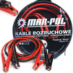 MAR-POL Indítókábel 800A 16mm 2x4m (M82533) (M82533)