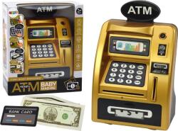 LeanToys Gyermek Pénzes Doboz Learning To Save Gold Fekete Arany (17773) (17773)