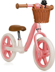 Lionelo Alex Plus Gyerek Futóbicikli Pink Rose - Stabil Tanuló Futóbicikli Állítható Üléssel 3 Éves Kortól
