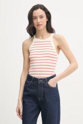 Mos Mosh top póló női selyem Imanja - bézs S