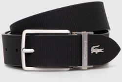 Lacoste kifordítható bőröv - fekete 105