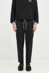 Drôle de Monsieur nadrág gyapjú keverékből Le Pantalon Cropped - fekete L