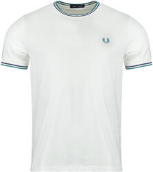 Fred Perry Tricou Polo mânecă scurtă Bărbați TWIN TIPPED T-SHIRT Fred Perry Alb EU XXL
