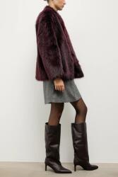 Answear. LAB bőr csizma - burgundia Női 41