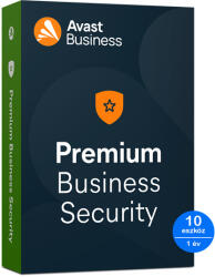Avast Premium Business Security - 10 eszköz/1 év, elektronikus licenc (AVPREBUSSEC1Y10 ESD)