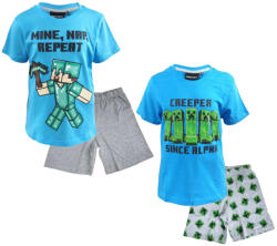  Minecraft Nap gyerek rövid pizsama 6 - 12 év / 116 - 152 cm (FKC48700) - aprotalpak