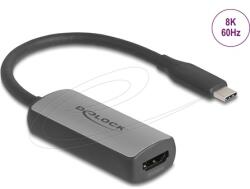 Delock ? USB Type-C adapter HDMI (DP Alt mód) 8K 60 Hz -hoz HDR és HDCP (64264) (64264) (64264)