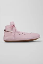 Camper gyerek balerina bőrből Right Kids - rózsaszín 32