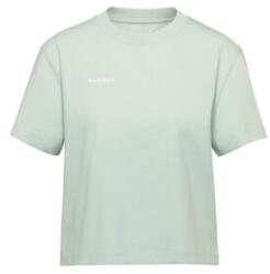Mammut BASE CROPPED T-SHIRT WOMEN MINI LOGO Tricou cu mânecă scurtă 1288 silver sage L