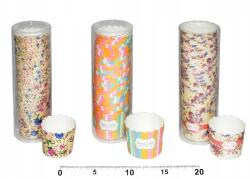 Wiky Egyszínű süteményformák (átmérő 5 cm, magasság 4, 5 cm) 25 db (W870900)