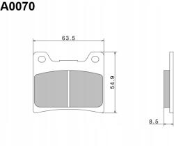 Nissin Fékbetétek KH88 Premium Semi-metallic (fém Szinterezés) (ece