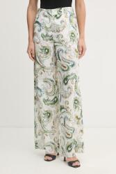 Marella széles szárú női vászon DOMINO - fehér 40