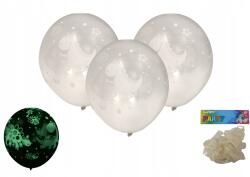  6 db-os 30 cm-es felfújható lufikészlet gyerekzsúrokra, sötétben világítva