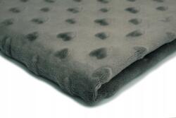 Orient Fashion Minky Szív No. 9 Grafit 1/2 M (Minky_Serca Nr_9 Grafit 0,5)