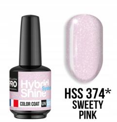 Mollon Pro 374. Sweety Pink Hibrid Shine System lakk Color Uv/led Mo