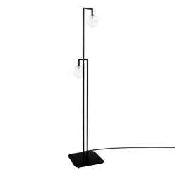 Kaja Lighting Lampadar Parma, 2xG9, H153cm, L31cm, metal negru, sticlă transparentă (K-5764)