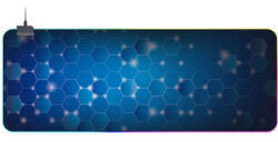 Genius PD-07 RGB egérpad kék (6920919256685) - pixel