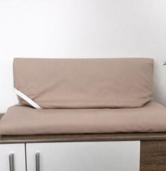  Pamut derékalj gumipántokkal, ovis fektetőre 130 x 56 cm - Bézs