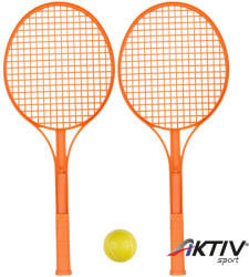 Eddy Toys Teniszütő szett gyerekeknek 2 ütő 1 labda narancs (871125232239N)