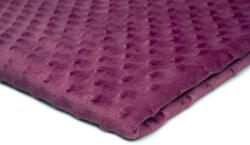 Orient Fashion Minky Dombornyomott pöttyök No. 24 Amarant 1/2 Mb (Minky_kropki Nr_24_Amarant 0,5)