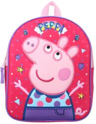 Vadobag Gyerek hátizsák Peppa Pig Barátok 32cm 3D rózsaszín (007-2591)