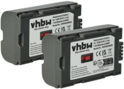 VHBW Videokamera Akkumulátor DZ-BP28, DZ-BP14, DZ-BP16 - 900 mAh 7, 2 V Li-Ion
