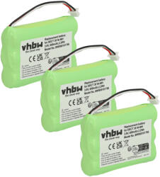 VHBW Vezetékes telefon akkumulátor Agfeo 23NO09TT30, 84743411, AH-AAA600F - 600 mAh 3, 6 V NiMH - elektrohungary - 11 900 Ft