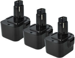 VHBW Elektromos szerszám akkumulátor A9252 - 3000 mAh 12 V NiMH - elektrohungary - 37 600 Ft