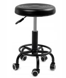 Beautylushh forgószék, fekete, állítható, 120kg teherbírás, 360 fokos (18320)