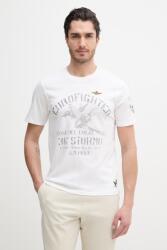 Aeronautica Militare pamut póló - fehér L - answear - 23 990 Ft