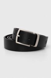 Lacoste bőr öv kivehető csatokkal - fekete 100