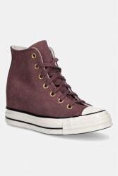 Converse Chuck 70 Wedge női velúr tornacipő - lila Női 41
