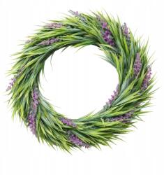 Vipolimex Levendula koszorú Pe 40 cm Zöld mohás virág rózsaszín levendula (7210)