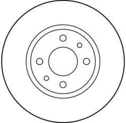 TRW DF2686 féktárcsa (1db)