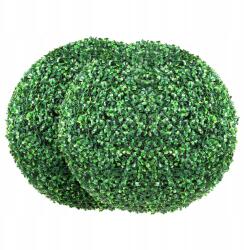 Vevor 20-os művirág, 2 db-os buxus gömb alakú művirág, kerti lakberendezéshez (RGZWXJQ20YC04FIJEV0)