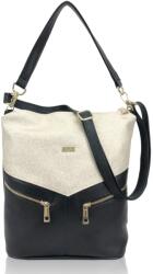  Zellia Női Válltáska Zvn22020 Fekete-Arany (08920485)