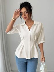 Shein CC12216 Shein Derékig Érő Rövid Ujjú Ing (8) M