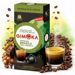 Gimoka Espresso Brasile Alumínium kapszulák Nespresso gépekhez, 10 db, Arabica