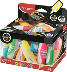 Maped Szövegkiemelő, 1-5 mm, MAPED Fluo Peps Pocket Soft, display