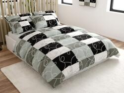  Lenjerie de pat din bumbac SQUARES BLEND gri Dimensiune lenjerie de pat: 70 x 90 cm | 140 x 200 cm Lenjerie de pat