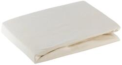 EUROFIRANY Jersey pamut gumis lepedő Bézs 240x220 cm + 30 cm